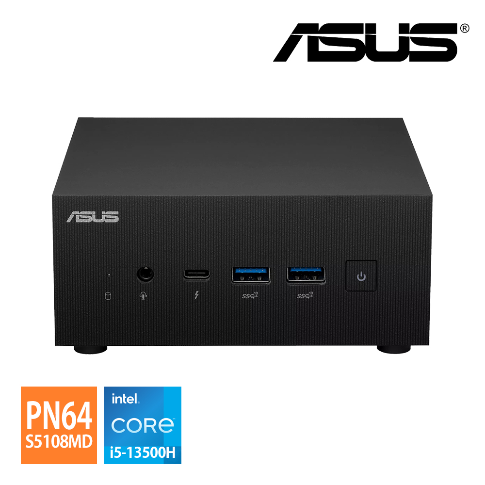 에이수스 ASUS 미니PC PN64 S5108MD 인텔 코어 CPU 13세대 i5-13500H 베어본 데스크탑